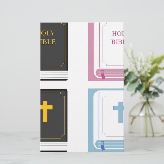ビブル 便箋 (スタンド正面)
