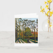 ビブレèルの銀行 |アンリ・ルソー | カード (黄色い花)