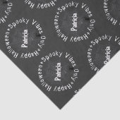 ビブ不気味スお洒落白黒ハッピーハローウィン 薄葉紙 (詳細)