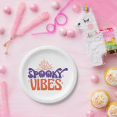 ビブ不気味スハローウィンパーティ ペーパープレート (パーティー)