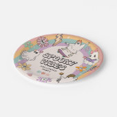 ビブ不気味スレトロおもしろいハローウィンパーティ ペーパープレート (アングル)