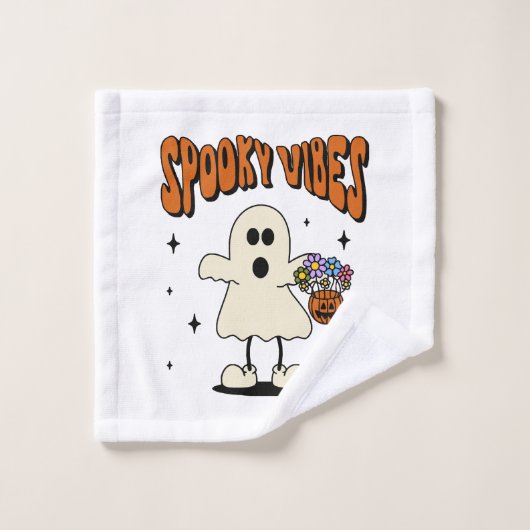 ビブ不気味ス幽霊 ウォッシュタオル (ウォッシュタオル)