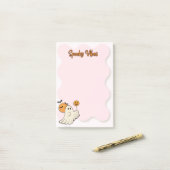 ビブ不気味ス ポストイット (デスク上)