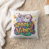 ビブ不気味ス | Exデザイナー | ハロウィン クッション (ブランケット)