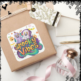 ビブ不気味ス | Exデザイナー | ハロウィン スクエアシール