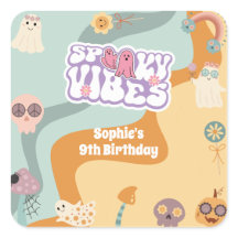 ビブ不気味レトロヴィンテージハロウィーン子供の誕生日