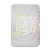 ビブ前向きスのみニュートラルカラーボホスタイル バスマット (正面縦)