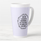 ビブ前向きスのみラテマグ カフェラテマグ (右アングル)