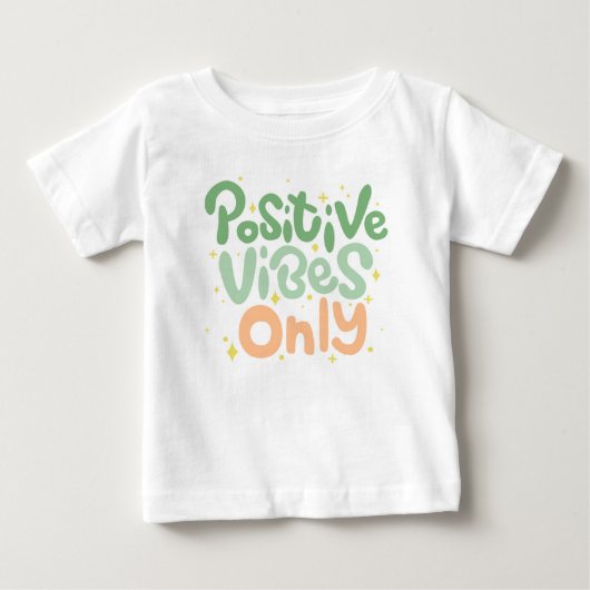 ビブ前向きスのみ – やる気を起こさせる引用文デザイン ベビーTシャツ (正面)