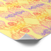 ビブ前向きスペイズリー模様ポスター ポスター (角)