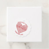 ビブ前向きス前向きライフメッセージカード フェイバータグ (インサイチュ)