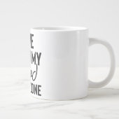 ビブ前向きス | やる気を起こさせる引用文 ジャンボコーヒーマグカップ (右)