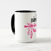 ビブ前向きス | やる気を起こさせる引用文 マグカップ (正面左)