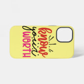 ビブ前向きス | やる気を起こさせる引用文 iPhoneケース (裏面横)