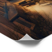 ビブ感動的ス前向き引用文ポスター ポスター (角)