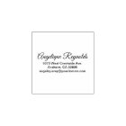 ビブ素晴らしスのシンプル差出人住所と電子メール