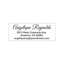 ビブ素晴らしスのシンプル差出人住所と電子メール