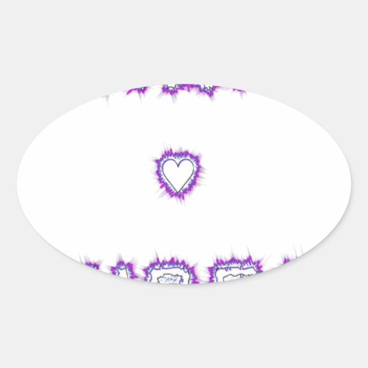 ビブ頭が切れるス引用文文字アートデザイン 楕円形シール (正面)