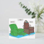 ビブ:良い…悪い。 ポストカード (スタンド正面)