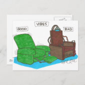 ビブ:良い…悪い。 ポストカード (正面/裏面)