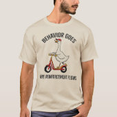 ビヘイビアは強化の流れる所へ Silly Tシャツ (正面)