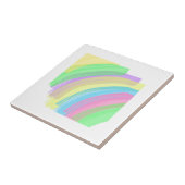 ビベスハッピーパステル前向きカラーズ抽象芸術アート タイル (側面)