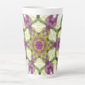 ビベスマグ | 熱帯鮮やか抽象芸術芸術 カフェラテマグ (正面)