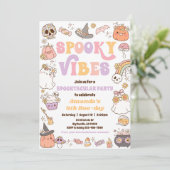 ビベス不気味ハロウィーン幽霊招待状 招待状 (スタンド正面)