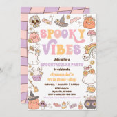 ビベス不気味ハロウィーン幽霊招待状 招待状 (正面/裏面)