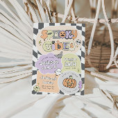 ビベス不気味ハロウィーン誕生日招待状 招待状