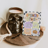 ビベス不気味ハロウィーン誕生日招待状 招待状