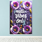 ビベス前向きオールウのまわりにォールアート キャンバスプリント (インサイチュ (ウッドフロア))