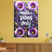 ビベス前向きオールウのまわりにォールアート キャンバスプリント (インサイチュ (リビング))