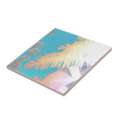 ビベス前向きトロピカルパーム タイル (側面)