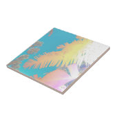 ビベス前向きトロピカルパーム タイル (側面)