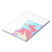 ビベス前向きパステルカラーズ抽象芸術 ノートパッド (回転)