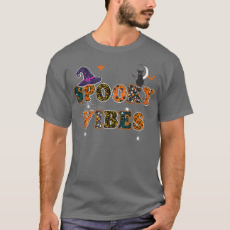 ビベハロウィン不気味ウィッチ幽霊シーズン不気味 Tシャツ