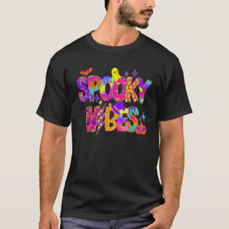 ビベハロウィン不気味パンプキンウィッチ幽霊トリックO Tシャツ