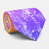 ビベパステル前向きカラーズパームツリーズタイ ネクタイ (ロール)