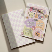 ビベ不気味ス名門私立校風のハロウィーン誕生日招待状 招待状