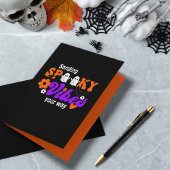 ビベ不気味ス幽霊ハロウィーン カード