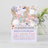 ビベ不気味ス誕生日招待状 – 少女（紫） 招待状 (スタンド正面)