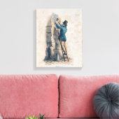 ビポスター キャンバスプリント (インサイチュ (リビング))