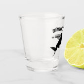 ビミニ諸島スクーバダイビングとサメ – バハマ ショットグラス (左)