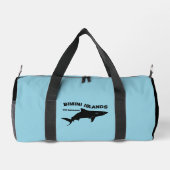 ビミニ諸島スクーバダイビングとサメ – バハマ ダッフルバッグ (裏面)