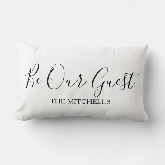 ビモダンーアーゲストネームテンプレートゲストルーム ランバークッション (正面)