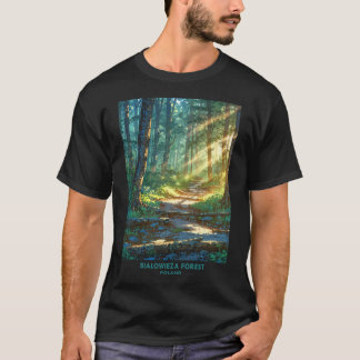 ビャウォヴィエジャの森 ポーランド Tシャツ