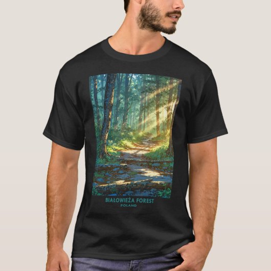 ビャウォヴィエジャの森 ポーランド Tシャツ (正面)