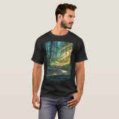 ビャウォヴィエジャの森 ポーランド Tシャツ (正面フル)