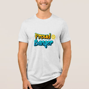 ビャンガー誇りを持ったピックボール トライブレンドTシャツ